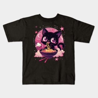 Kawaii Cat Grooming Kids T-Shirt
